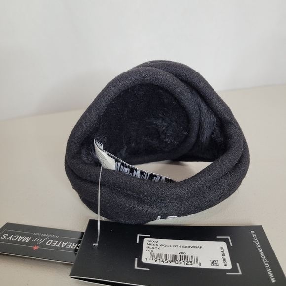 UR Powered Men's Wool Blend Behind The Head Ear Warmers - Size OS - Picture 3 of 7